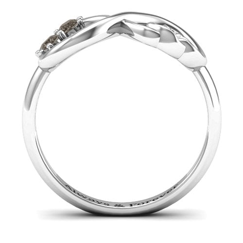 Double the Love Infinity Ring