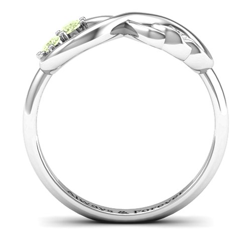 Double the Love Infinity Ring