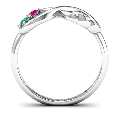 Double the Love Infinity Ring