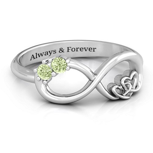 Double the Love Infinity Ring