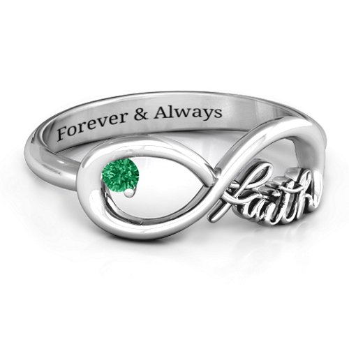 Faith Infinity Ring