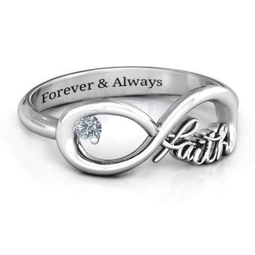 Faith Infinity Ring