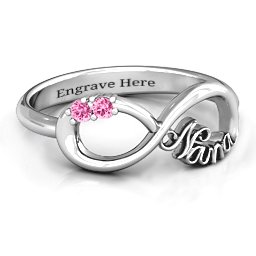 2-10 Stone Nana Infinity Ring