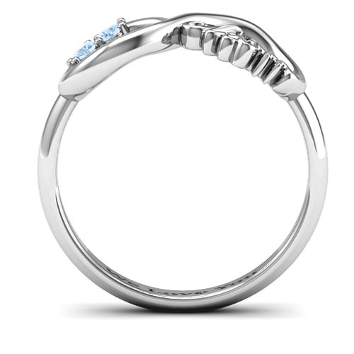 2-10 Stone Nana Infinity Ring