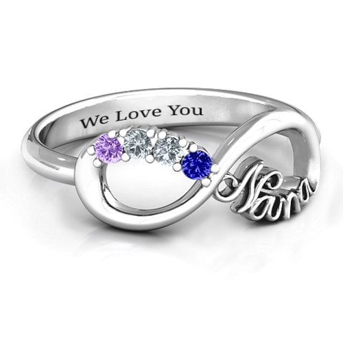 2-10 Stone Nana Infinity Ring