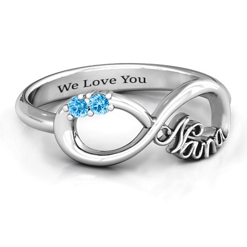 2-10 Stone Nana Infinity Ring