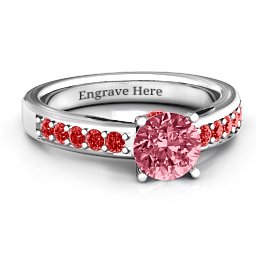 Peekaboo Ring in 925 Sterling Silver