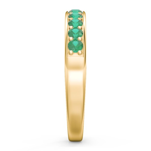 Shadow Band of Stones Ring