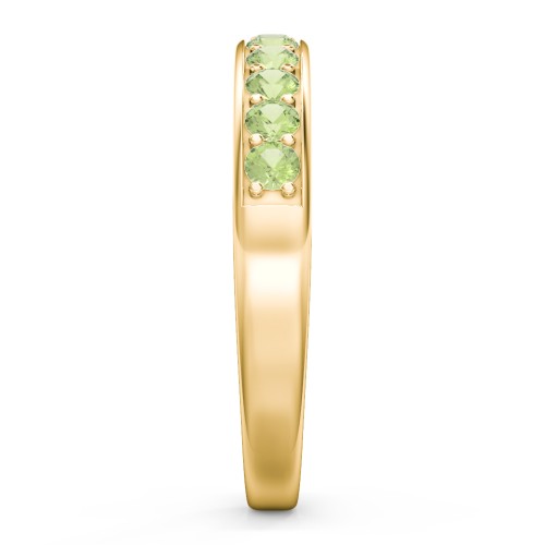 Shadow Band of Stones Ring