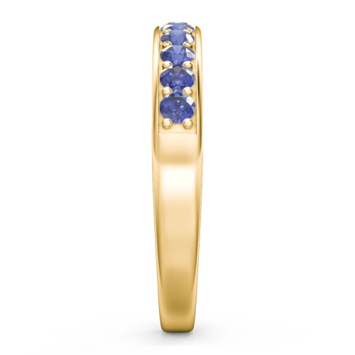Shadow Band of Stones Ring