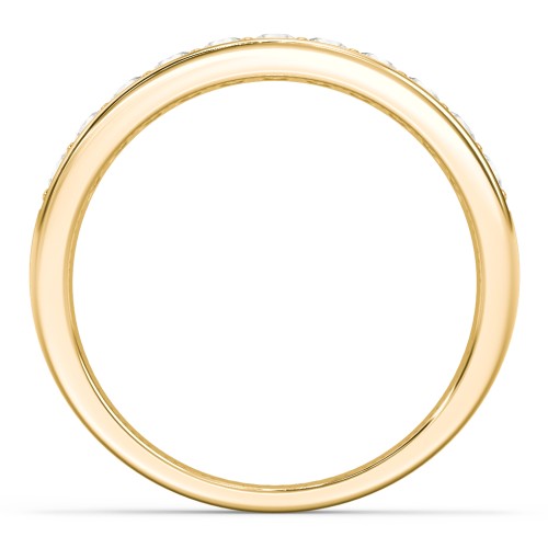 Shadow Band of Stones Ring