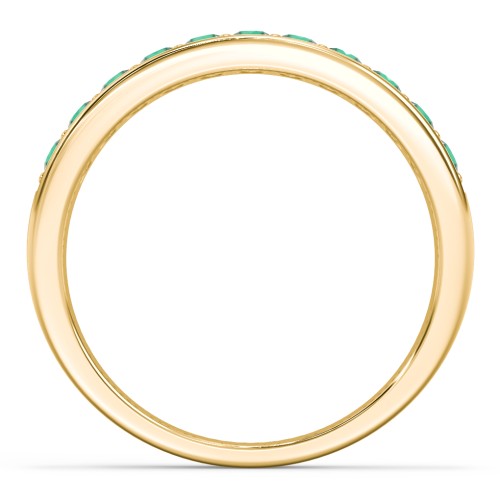 Shadow Band of Stones Ring