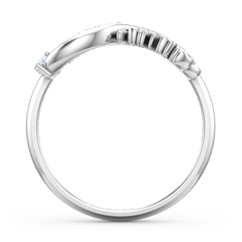 Family Infinite Love with Stones Ring