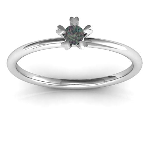 Stackr Hugging Heart Stone Ring