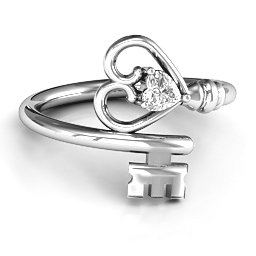 Key to Her Heart Ring