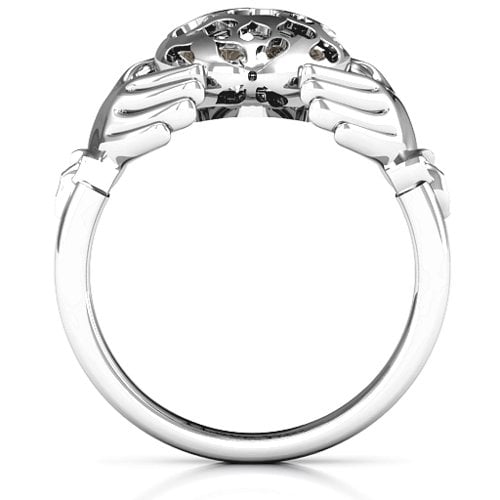 Caged Hearts Claddagh Ring