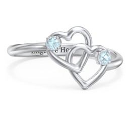 Linked in Love Ring