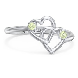 Linked in Love Ring