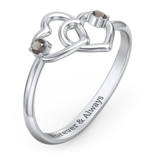 Linked in Love Ring