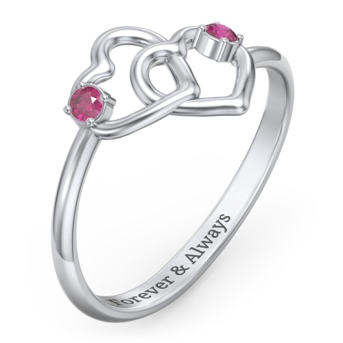 Linked in Love Ring