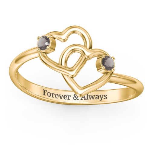 Linked in Love Ring