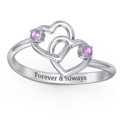 Linked in Love Ring