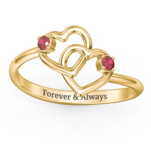Linked in Love Ring