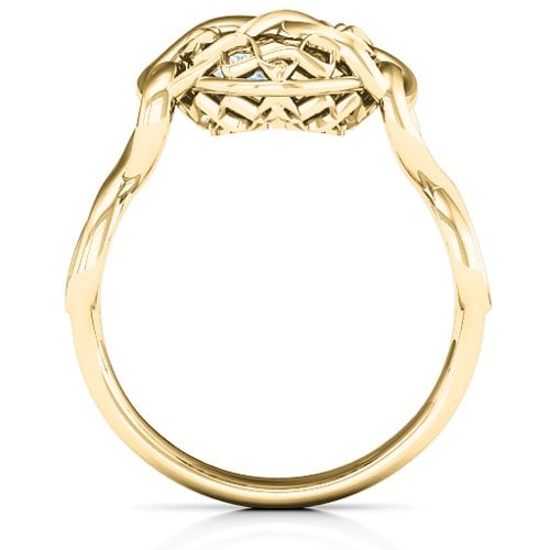 My Infinite Love Caged Hearts Ring