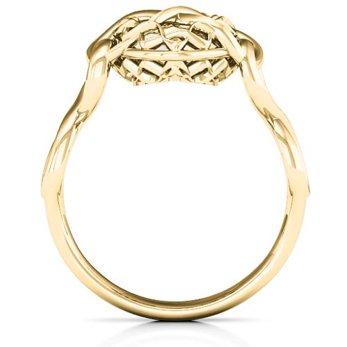 My Infinite Love Caged Hearts Ring