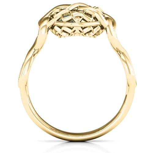 My Infinite Love Caged Hearts Ring