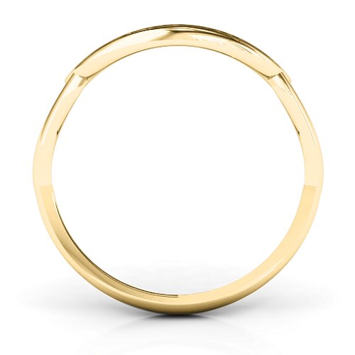 Om Mandala Ring – 14K Yellow Gold