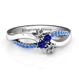 Light Up My Life Infinity Ring with Accent Stones