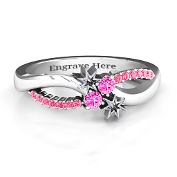 Light Up My Life Infinity Ring with Accent Stones