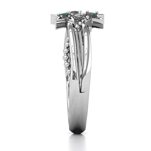 Twinkling Starlight Ring – Sterling Silver with Alexandrite