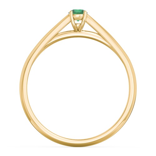 Classic Solitaire Sparkle Ring