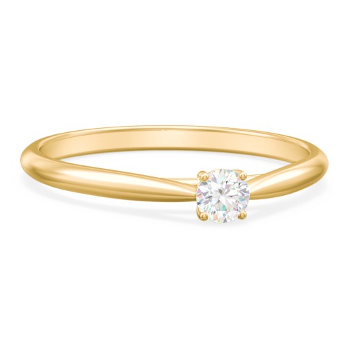 Classic Solitaire Sparkle Ring