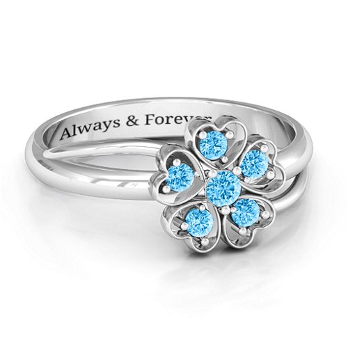 With Love and Flowers Ring