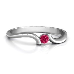 For Always Ring in 925 Sterling Silver with Ruby