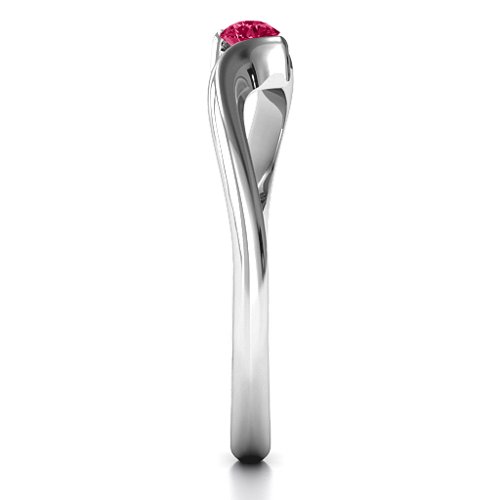 For Always Ring – Sterling Silver with Ruby
