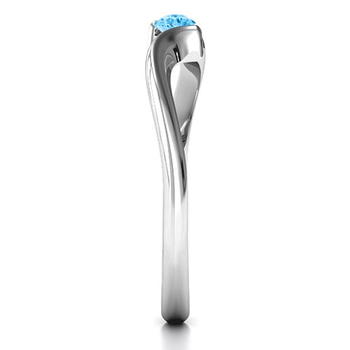For Always Ring – Sterling Silver with Blue Topaz