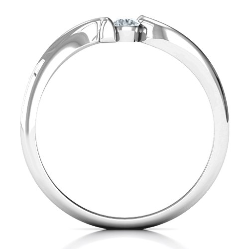 For Always Ring – Sterling Silver with Cubic Zirconia