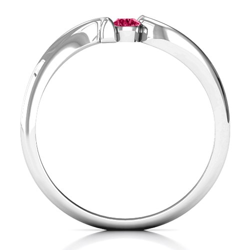 For Always Ring – Sterling Silver with Ruby