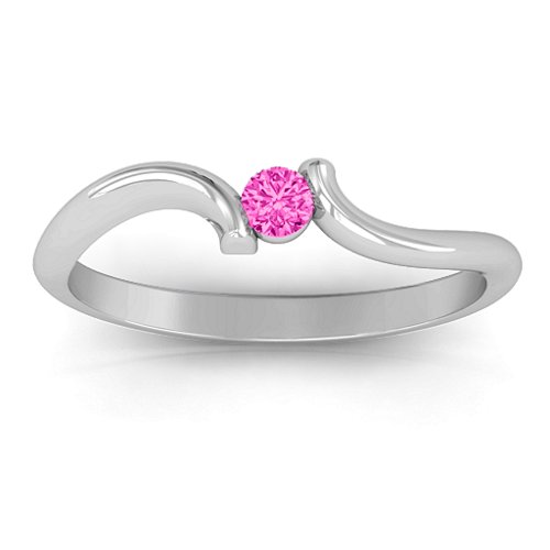 For Always Ring – Sterling Silver with Pink Tourmaline