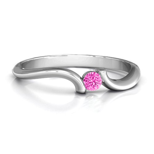For Always Ring – Sterling Silver with Pink Tourmaline