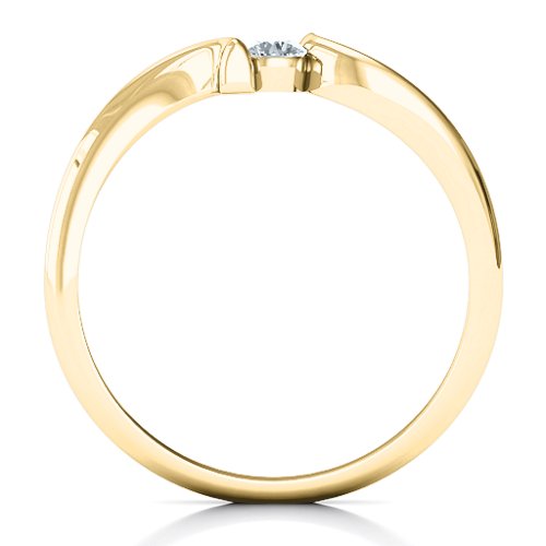 For Always Ring – 10K Yellow Gold with Cubic Zirconia