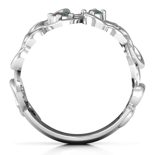 Your Heart and Mine Ring – Sterling Silver with Alexandrite