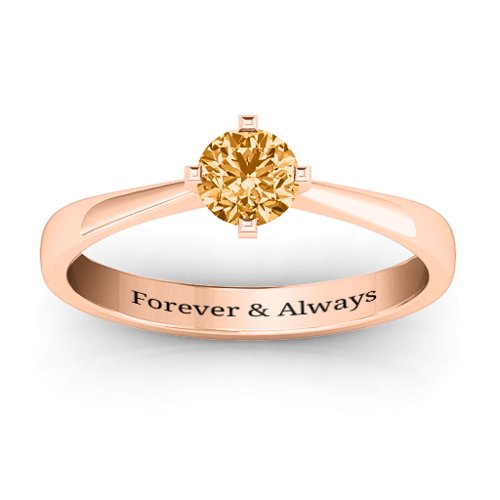 Classic Round Solitaire Ring