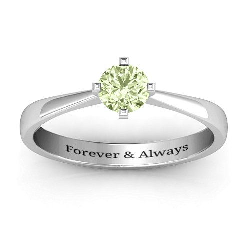 Classic Round Solitaire Ring