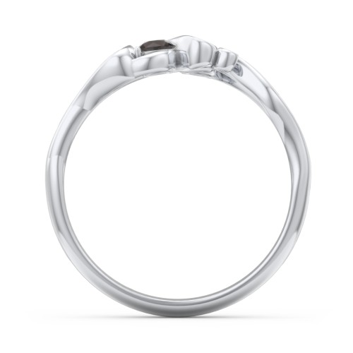 Swirl of Style Birthstone Ring
