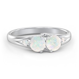 Darling Duo Double Gemstone Ring